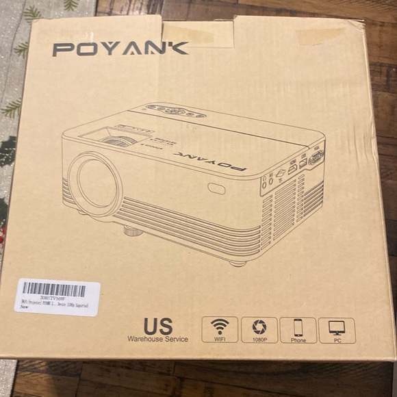 Mini Home WiFi projector 1080p - Picture 2 of 4